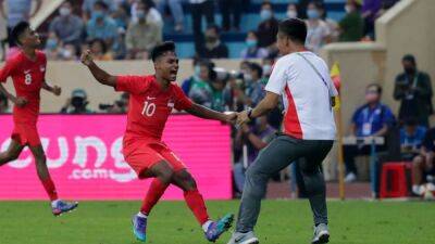 Football: Singapore snatch draw against Laos after dramatic late equaliser at SEA Games