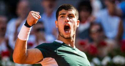 Carlos Alcaraz delights Madrid crowd with epic three-set win over Novak Djokovic