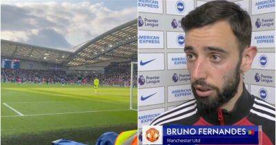 Bruno Fernandes responds as Man Utd fans chant ‘You’re not fit to wear the shirt’
