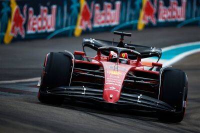 Max Verstappen - Lewis Hamilton - Sebastian Vettel - George Russell - Valtteri Bottas - Sergio Perez - Esteban Ocon - Fernando Alonso - Nicholas Latifi - Charles Leclerc - Daniel Ricciardo - Carlos Sainz - Pierre Gasly - Alex Albon - Mick Schumacher - Kevin Magnussen - Lance Stroll - Miami GP: Charles Leclerc takes P1 as Ferrari seal front row lockout - givemesport.com - county Lewis - county Hamilton