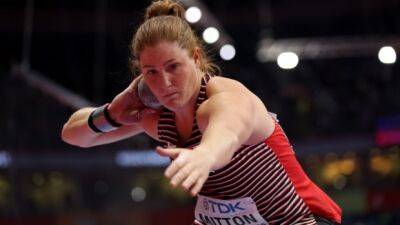 Sarah Mitton shatters Canadian record in women's shot put