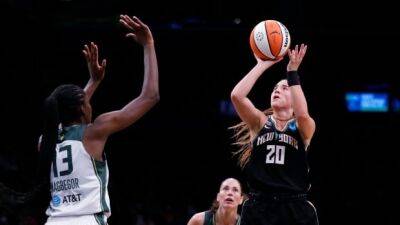 Sabrina Ionescu - Alyssa Thomas - Ionescu leads charge late as Liberty take tight season-opening victory over Sun - cbc.ca - New York -  New York - state Connecticut