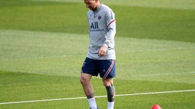 Lionel Messi downcast during PSG training due to rib injury - in pictures