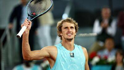 Alexander Zverev says he expects an 'extremely tough' Madrid Open final against Carlos Alcaraz