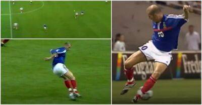 Zinedine Zidane's filthy first touch vs Denmark in 2001