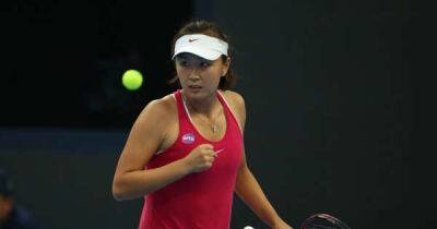 Peng Shuai listed to practice at Italian Open as tournament makes major error
