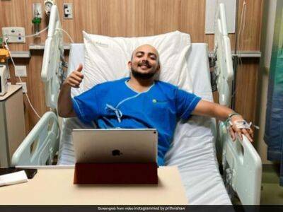 IPL 2022: Prithvi Shaw Says Admitted To Hospital With Fever, Shares Pic