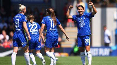Chelsea survive scare to take Women's Super League title ahead of Arsenal after thrilling final day