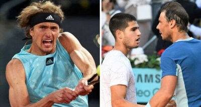 Alexander Zverev plays down Carlos Alcaraz chances and makes bold Rafael Nadal comparison