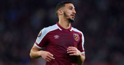 Benrahma at the double as West Ham United thrash Norwich City