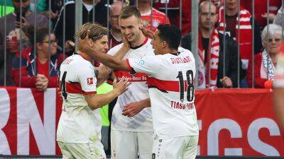 Bayern Munich held at home by relegation-threatened Stuttgart after Thomas Muller, Serge Gnabry score