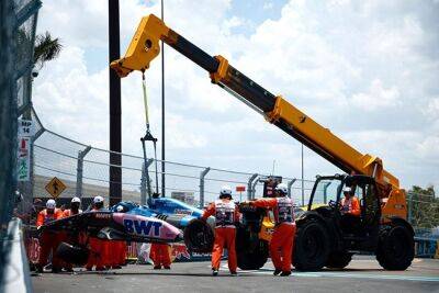 Safety concerns ahead of F1 race: No tecpro barrier as crashes mar Miami GP