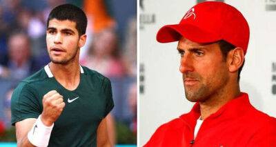 Novak Djokovic fired Roger Federer and Rafael Nadal warning over Carlos Alcaraz
