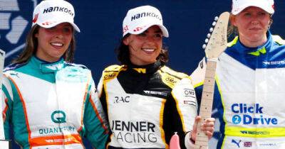 Jamie Chadwick - Chadwick wins again in W Series, Kimilainen in more late drama - msn.com - Finland