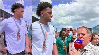 Martin Brundle mistakes Paolo Banchero for Pat Mahomes in epic Miami GP gridwalk