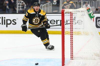 Gigantic game from Brad Marchand helps Bruins even series