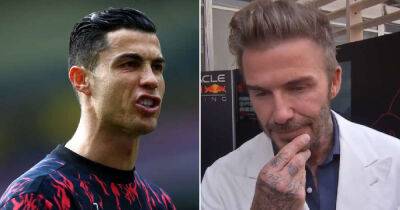 David Beckham sends message to Cristiano Ronaldo over his Manchester United future
