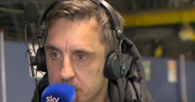 Gary Neville left stunned by Manchester United fans' chant towards players vs Brighton