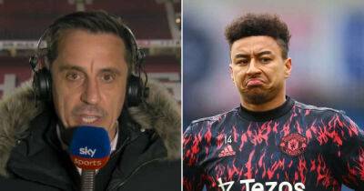 Gary Neville hits back at Jesse Lingard and slams all but two Man Utd players