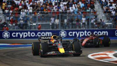 Maz Verstappen holds off Charles Leclerc to win in Miami