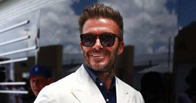 David Beckham - Beckham plays football with Formula 1 driver LeClerc ahead of Miami Grand Prix - msn.com - county Miami