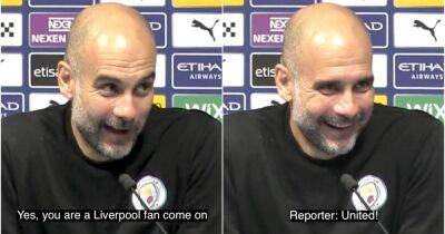 Pep Guardiola: Man City boss incorrectly guesses reporter is Liverpool fan