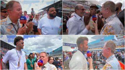 Patrick Mahomes - Martin Brundle - Paolo Banchero - David Beckham - Martin Brundle: F1 hero reveals he 'dislikes' gridwalks after Miami GP edition goes viral - givemesport.com