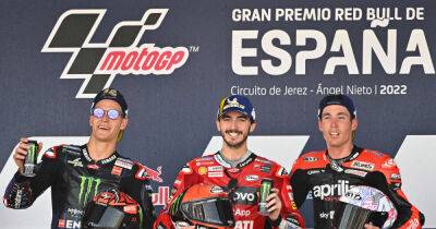 Ducati’s Pecco Bagnaia dominates Spanish MotoGP for first win of season