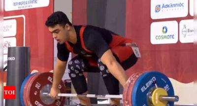 Gaza weightlifter Mohammad Hamada wins gold at Greece Junior World Championships