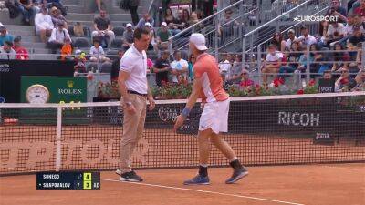 Denis Shapovalov - Lorenzo Sonego - 'Shut the f*** up!' - Denis Shapovalov screams at Italian Open crowd after row with the umpire boils over - eurosport.com - Italy - Madrid -  Rome