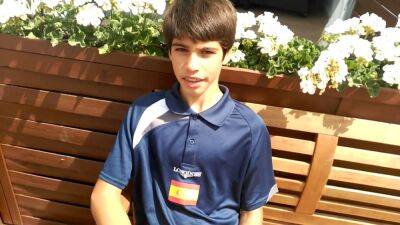 Caja Mágica - Al De-Kroos - La entrevista de Alcaraz con 12 años que vuela en Twitter: "Mi ídolo y mi torneo favorito son..." - en.as.com - Madrid