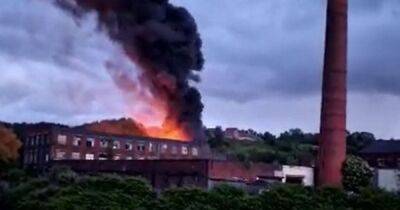 LIVE: Huge plume of smoke spotted over Greater Manchester as fire crews tackle blaze in Bury
