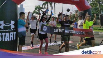 Hari Lari Sedunia, 200 Pelari Ikut Fun Run Under Armour di Jakarta
