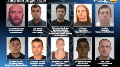 Los diez fugitivos más buscados por la Policía Nacional que podrían estar en España