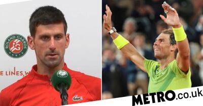 Novak Djokovic sceptical on Rafael Nadal’s injury claims and says ‘99.9%’ of crowd were against him