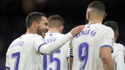 Eden Hazard reckons Real Madrid teammate Karim Benzema has the Ballon d'Or '99%' sewn up after stunning season