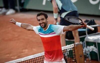 Cilic hits 33 aces to reach first French Open semi-final
