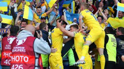 Ukraine hold on to beat Scotland and book World Cup play-off clash with Wales