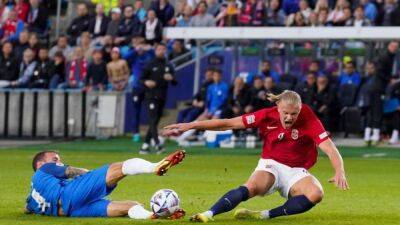 Martin Odegaard - Norway held to home stalemate by 10-man Slovenia - channelnewsasia.com - Sweden - Serbia - Norway -  Oslo - Slovenia -  Stockholm