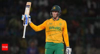 1st T20I: Rassie van der Dussen credits IPL for South Africa's win over India - timesofindia.indiatimes.com - South Africa - county Miller - India -  New Delhi