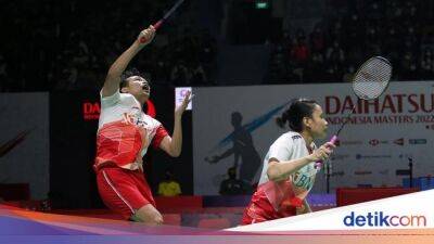 Indonesia Masters 2022: Rinov/Mentari Tersingkir di Perempatfinal - sport.detik.com - Indonesia -  Jakarta - Thailand