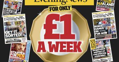 Get your Manchester Evening News for ONLY £1 a week! - manchestereveningnews.co.uk - Manchester