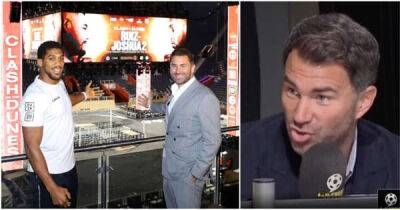 Eddie Hearn passionately explains why he has no choice but to host fights in Saudi Arabia