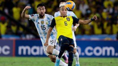 Byron Castillo - Ecuador keeps World Cup spot as FIFA rejects Chile complaint - cbc.ca - Russia - Qatar - Netherlands - Brazil - Colombia - Usa - Australia -  Doha - Senegal - Chile - Ecuador - Paraguay - Peru - Bolivia - county Nelson