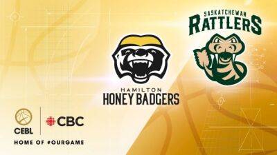 Watch CEBL: Saskatchewan Rattlers vs. Hamilton Honey Badgers