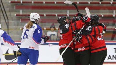 Canada dominates Slovakia in quarter-final at women's U18 hockey worlds