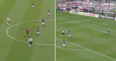 Paul Scholes' best assist? Man Utd icon's insane backspin pass for England vs Italy