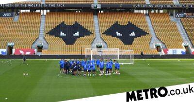 Why will there be no fans in attendance for England vs Italy at Molineux tonight?
