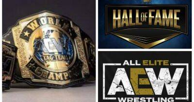 WWE Hall Of Famer talks AEW Tag team Championships