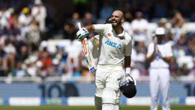 Mitchell and Blundell hit centuries as New Zealand make England toil